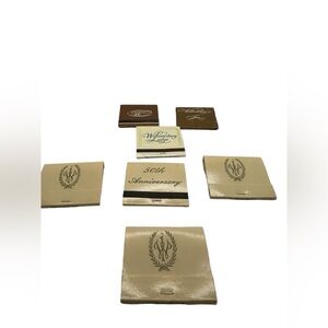 Vintage Matchbooks Williamsburg Virginia Colonial Williamsburg LOT OF 7 1980s